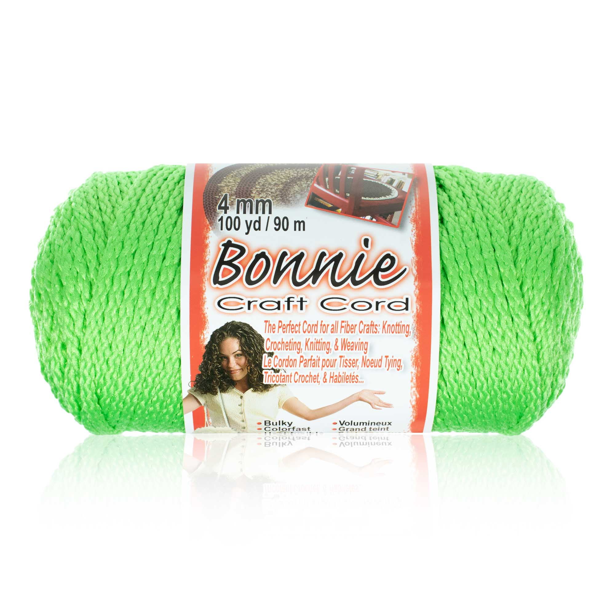 Craft County Bonnie Macrame Cord - 4mm - 100 yd Lengths - Various Colors