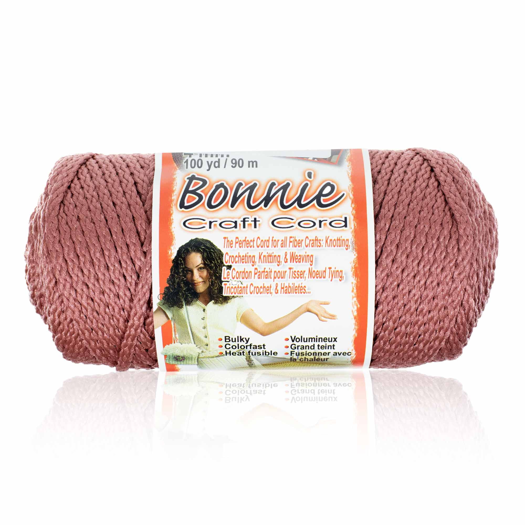 Craft County Bonnie Macrame Cord - 4mm - 100 yd Lengths - Various Colors