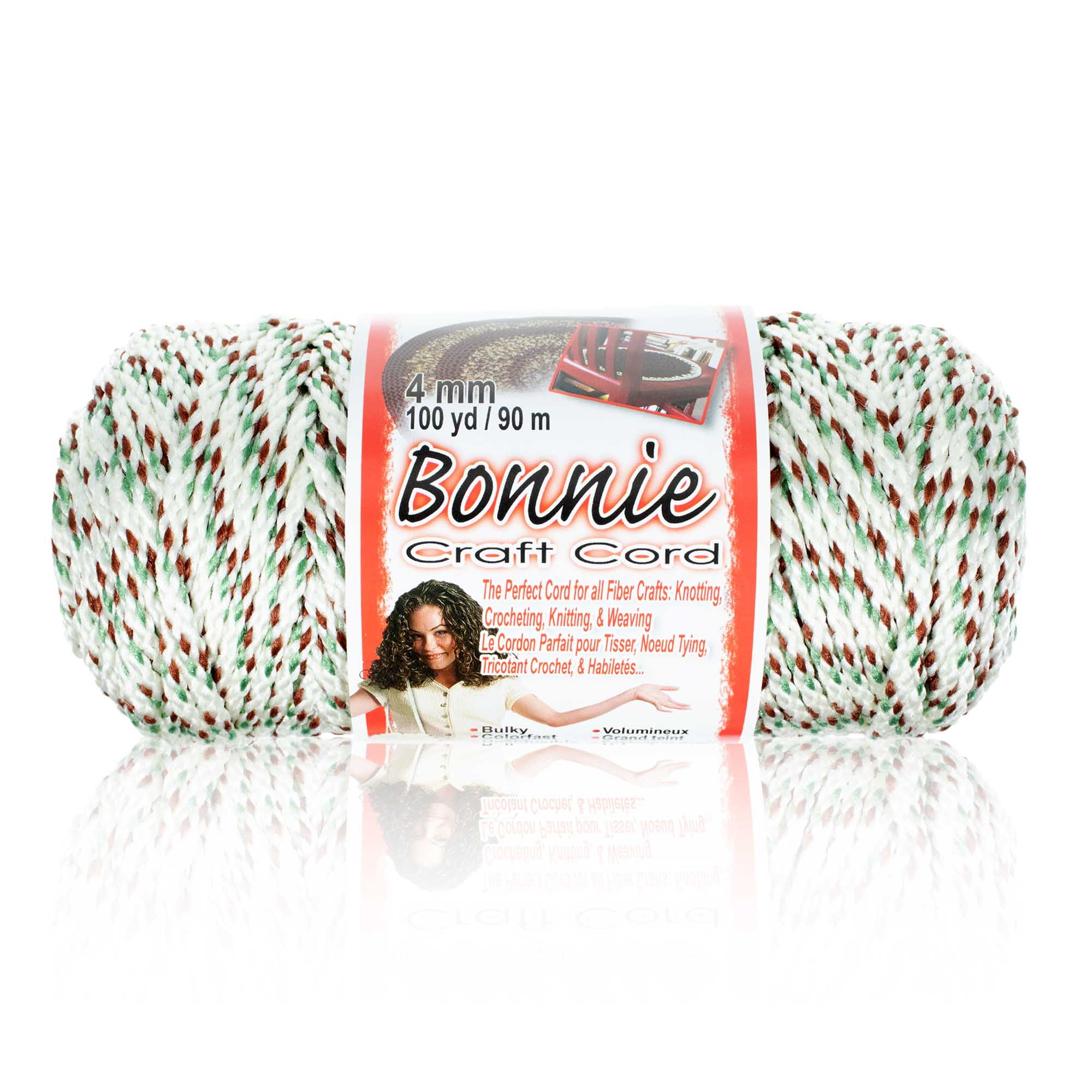 Craft County Bonnie Macrame Cord - 4mm - 100 yd Lengths - Various Colors