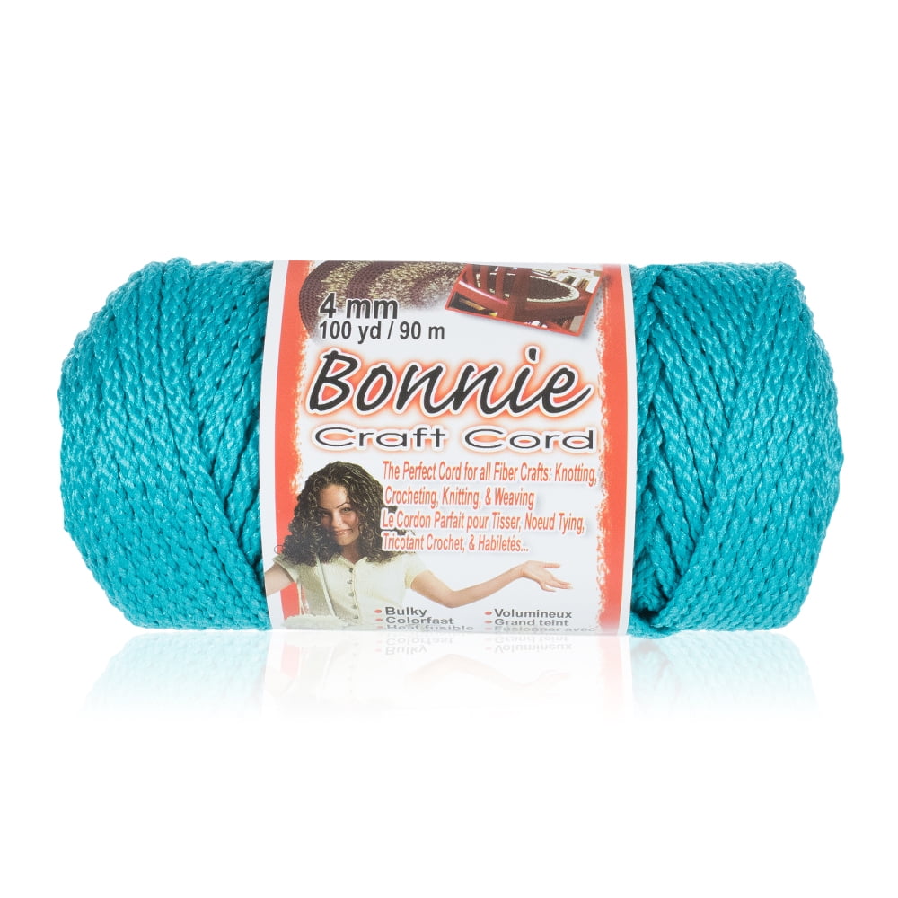 Craft County Bonnie Macrame Cord - 4mm - 100 yd Lengths - Various Colors