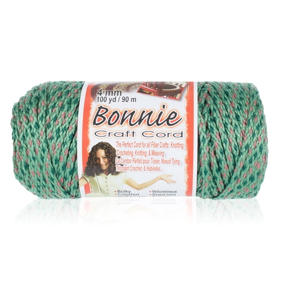 Craft County Bonnie Macrame Cord - 4mm - 100 yd Lengths - Various Colors