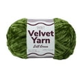 thumbnail image 1 of Craft County Bulky 5 Velvet Yarn – Super Soft Polyester Yarn for Blankets, Home Décor, and More! (Dill Green, Single Pack), 1 of 4