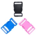 thumbnail image 1 of Craft County Contoured Side Release Plastic 3/4" Buckles - Great for Crafting, Art Projects and More – Multiple Colors & Pack Size Options, 1 of 4