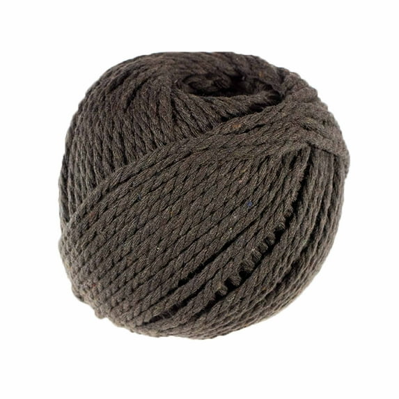 Craft County Cotton Rope - 3mm Diameter 50 Meter Skein in Vibrant Colors - Natural Cotton Cord for DIY Crafting, Macrame, and More