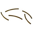 thumbnail image 1 of Craft County Curved Tube Beads – Multiple Sizes, Colors, and Pack Sizes – Jewelry Connector, 1 of 2