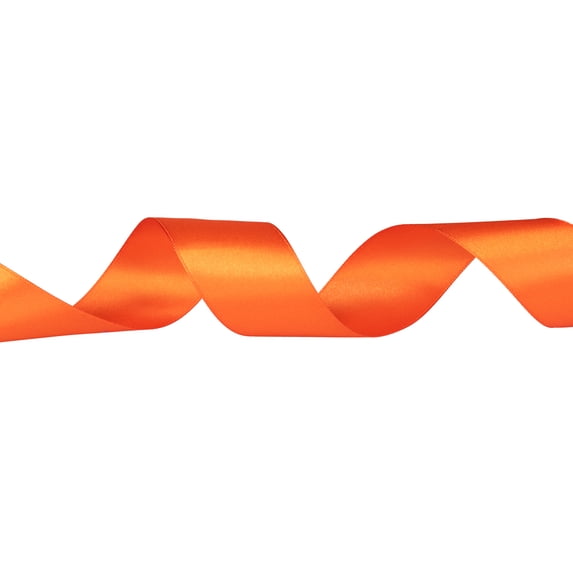 Craft County Double Face Satin Ribbon – 75 Feet (25 Yards) - Multiple Colors & Sizes