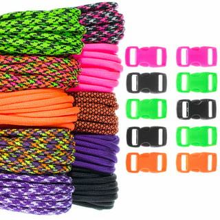 50 Yards Each Lanyard String, Gimp String in 10 Assorted Colors for  Bracelets, Anklets, Necklaces, Boondoggle Keychains, Plastic Lacing Cord  for Arts and Crafts (10 Spools)