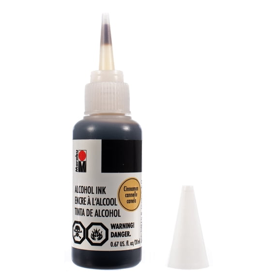 Craft County Marabu Alcohol Ink - 20mL Bottle with Precision Tip in a Variety of Vibrant Colors