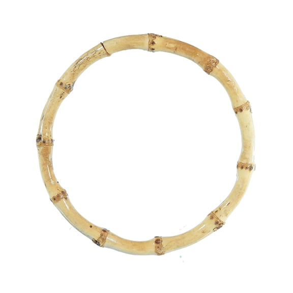 Craft County Natural Crafting Bamboo Rings - Multiple Size Diameters To Choose From - Ideal for Macrame, Jewelry Making, Dreamcatchers, and Much More!