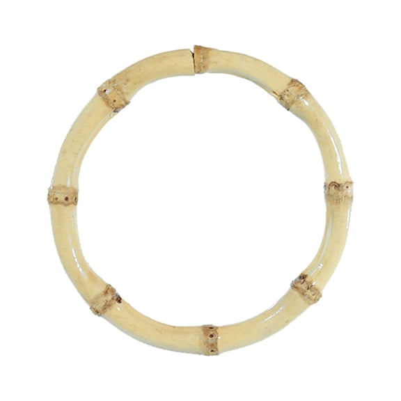 Craft County Natural Crafting Bamboo Rings - Multiple Size Diameters To Choose From - Ideal for Macrame, Jewelry Making, Dreamcatchers, and Much More!