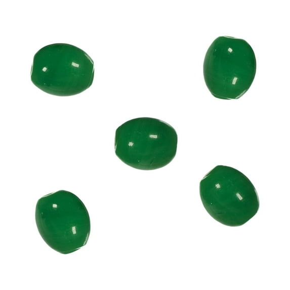 Craft County Oval Glass Rod Beads – Various Colors and Packs – Loose Beads for Jewelry and Decorations