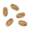 thumbnail image 1 of Craft County Oval Horn Beads – Various Designs and Pack Sizes – Jewelry, Sewing, Macrame, 1 of 4