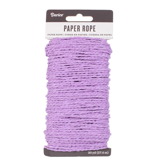 Craft County Paper Rope 3mm Diameter of Decorative Cord - 30 Yards (27.4 Meters) per Spool - Multiple Color Options for Crafting, Scrapbooking, DIY Decor, and More