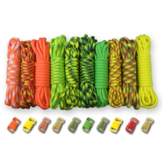 Craft County - Paracord Starter Kit - Multiple Color Combinations