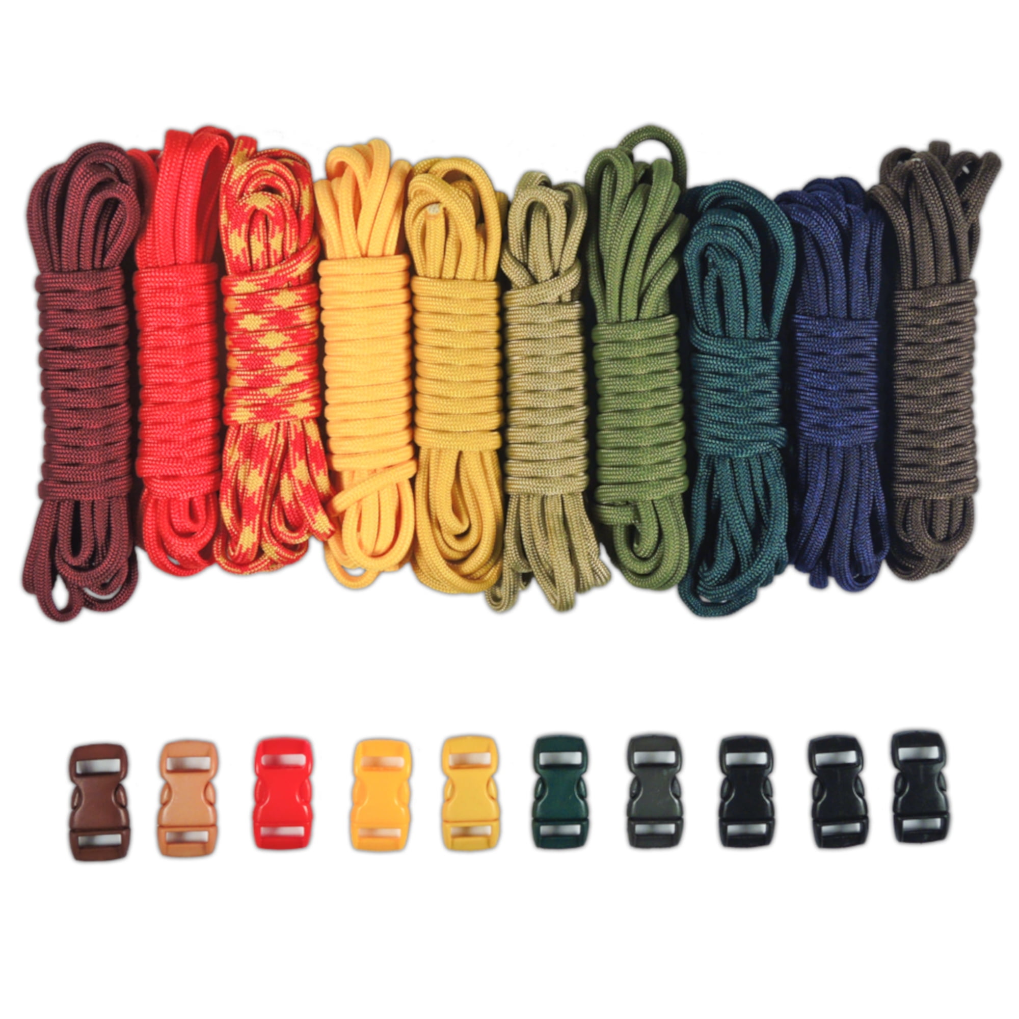 Craft County - Paracord Starter Kit - Multiple Color Combinations