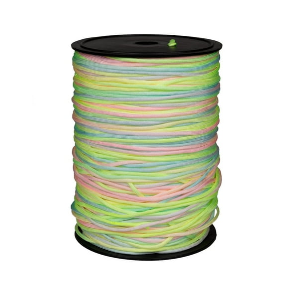 Craft County Rainbow Pastel 550 Color – Multiple Lengths – Outdoor Activities – Camping, Fishing, Robust Rope in Survival Kit – 550 Paracord