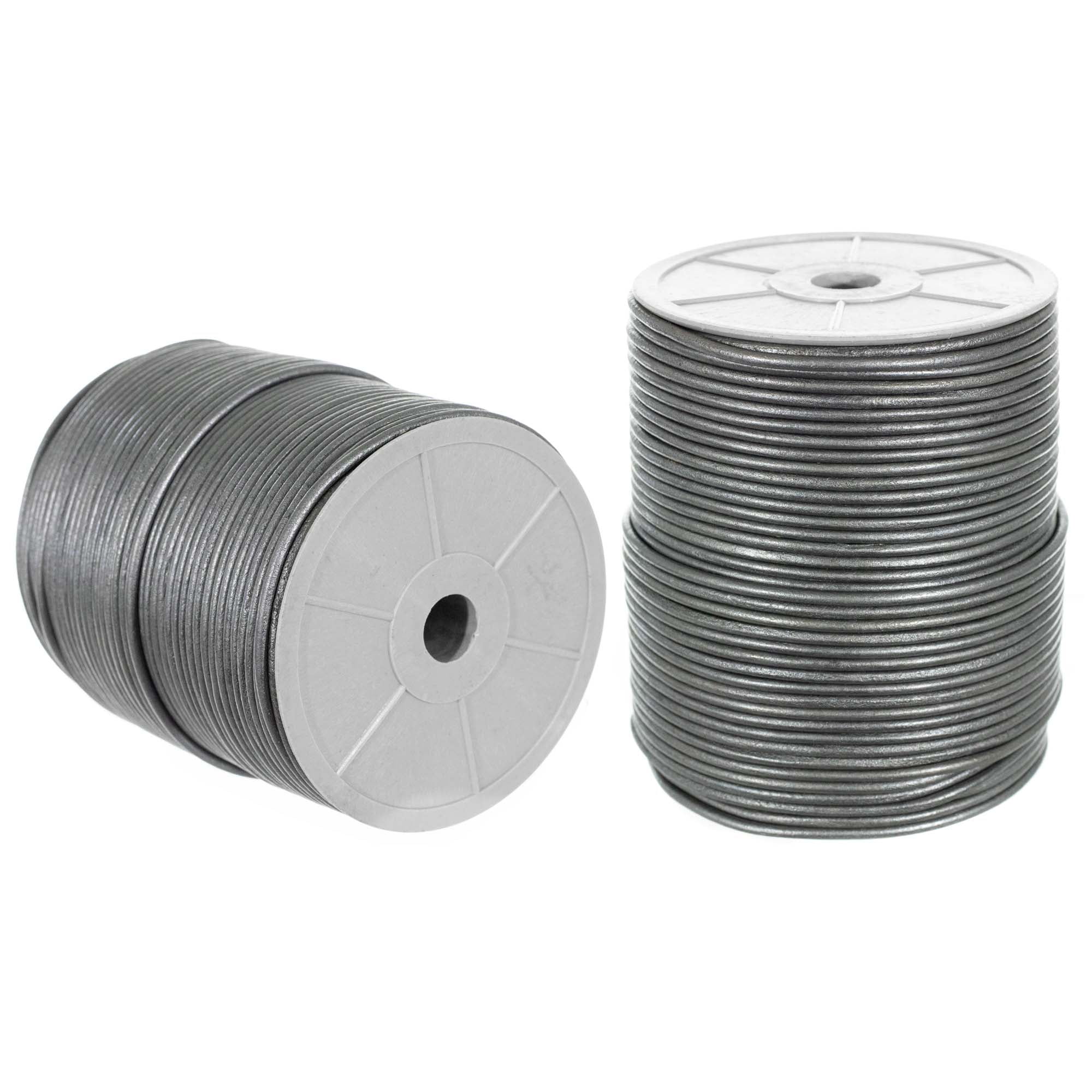 Craft County Round Leather Cord - 3mm - 5, 10, 25, or 50 Yards - Available in Different Colors