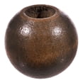 thumbnail image 1 of Craft County Round Wooden Beads for DIY Jewelry Making Necklaces & Bracelets or Macrame Crafts - Multiple Sizes & Paint / Stain Options Available, 1 of 3