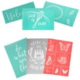 thumbnail image 1 of Craft County Silk Screen Printing Mesh Transfer - Self-Adhesive Printing Stencils - Many Inspiring Nature Themes and Cabin Vibes, 1 of 4