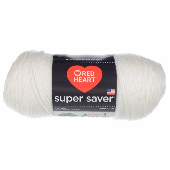 Craft County Size 4 (Medium) Acrylic Fiber Yarn - Machine Washable - Knit or Crochet with Many Pattern and Color Options