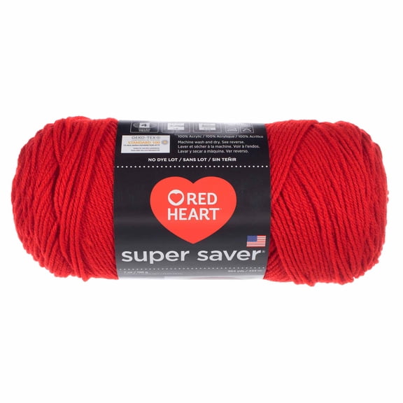 Craft County Size 4 (Medium) Acrylic Fiber Yarn - Machine Washable - Knit or Crochet with Many Pattern and Color Options