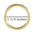 thumbnail image 1 of Craft County Welded Brass Plated O-Rings - Great for Crafting, Jewelry, and More, 1 of 5