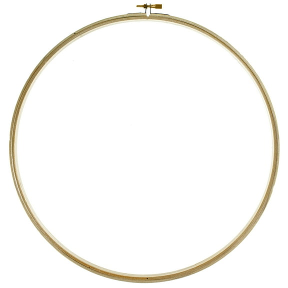 Craft County Wooden Embroidery Hoops - High Quality Needlepoint Tool for Cross Stitch - Multiple Hoop Sizes Available for Your DIY Projects