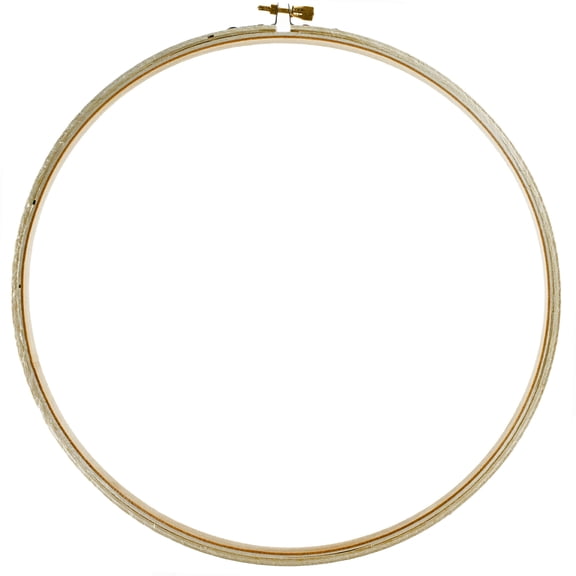 Craft County Wooden Embroidery Hoops - High Quality Needlepoint Tool for Cross Stitch - Multiple Hoop Sizes Available for Your DIY Projects