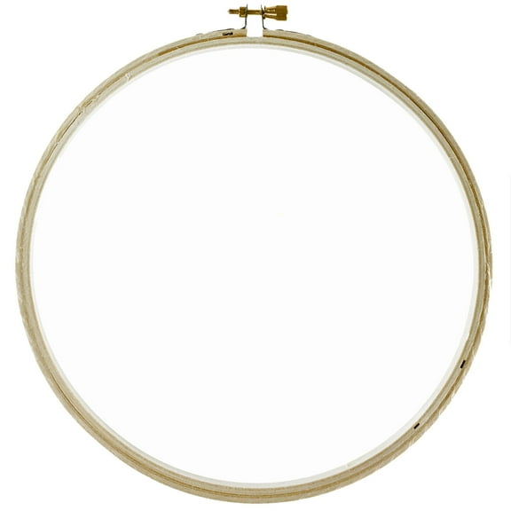 Craft County Wooden Embroidery Hoops - High Quality Needlepoint Tool for Cross Stitch - Multiple Hoop Sizes Available for Your DIY Projects