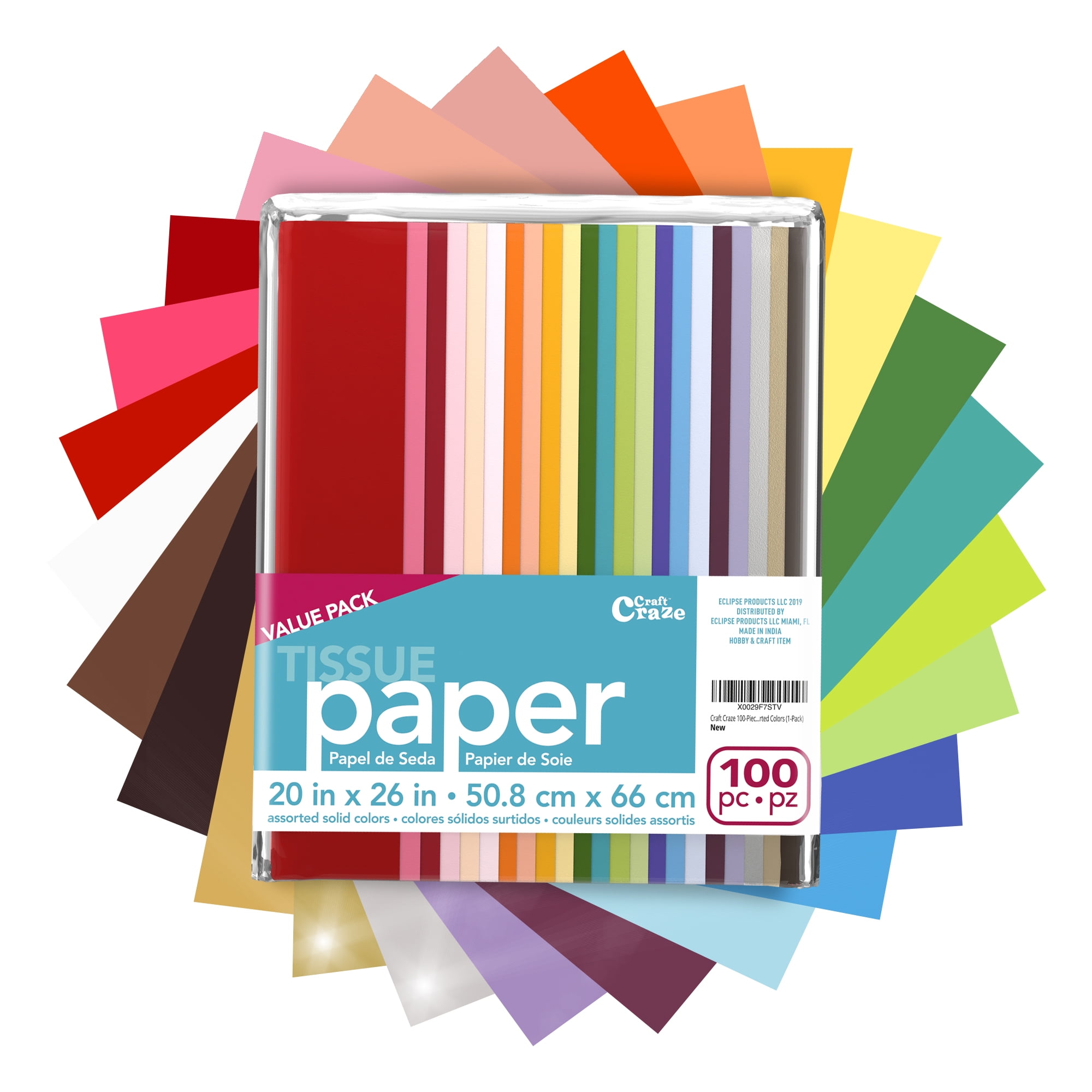 Wholesale BENECREAT 120 Sheets White Acid-Free Tissue Paper