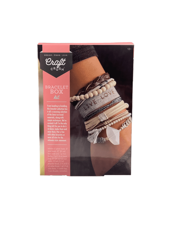 Bracelet Box Neutrals Makes 9 Amazing Bracelets Crafting Kits(Pack of 2)