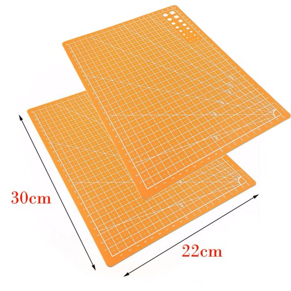 Craft Cutting Mat 2PCS A4 A5 Rotary Board for Quilting and Paper Cutting