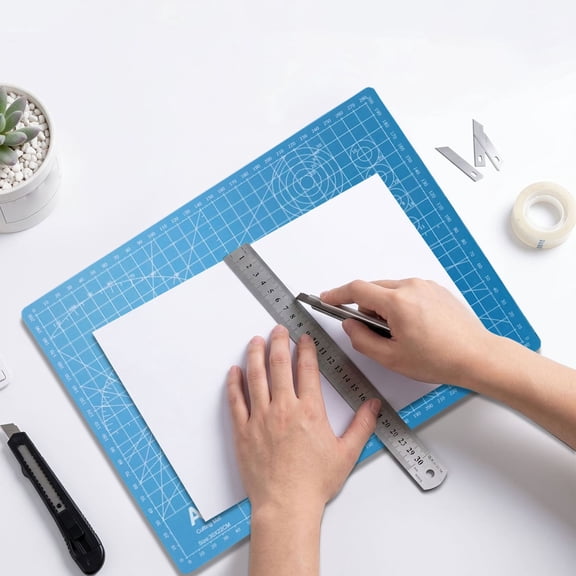 Craft Cutting Table Mat PVC Grid Double Sided For Sewing Quilting Paper Fabric Project