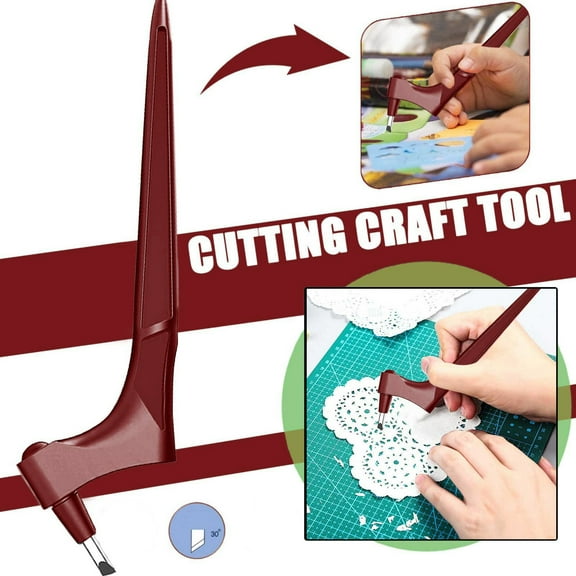 Craft Cutting Tools,Stainless Steel Craft Tool With 360-degree Rotating Slice1PC