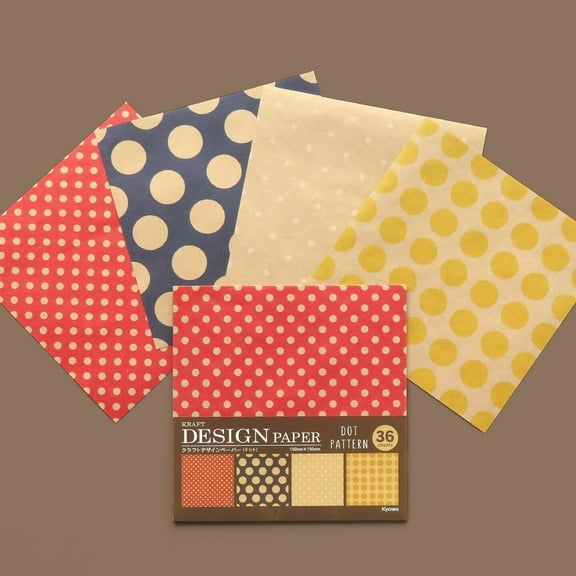 Craft Design Origami Paper Dot Pattern