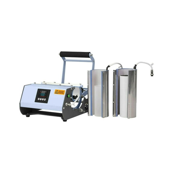 Craft Express Elite Pro Mug And Tumbler Heat Press 2-in-1-Light Blue