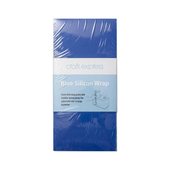 Craft Express 3-Pack Blue Silicone Wrap  Multi-Size Heat-Resistant Wraps