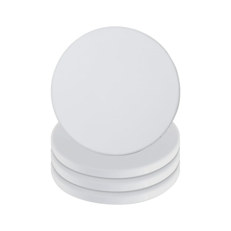 Blank White Ceramic Hexagon Coasters. Tiles for Crafts (3.7 In, 12 Pack),  PACK - Ralphs