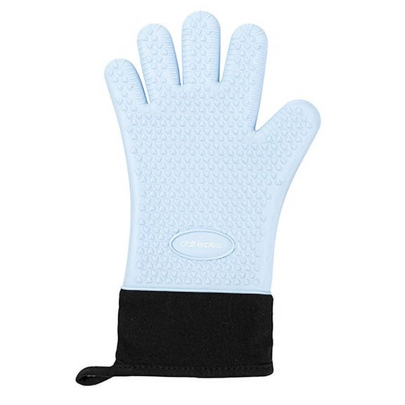 Craft Express Silicone Heat Resistant Glove-Blue