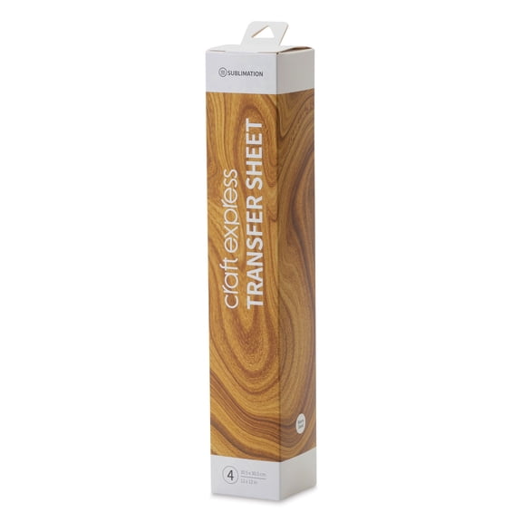 Craft Express Sublimation Pattern Transfer Sheets - Warm Sand, 12" x 12", Pkg of 4
