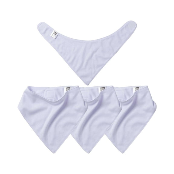 Craft Express Sublimation Printing Baby Products - Bandana, White, Pkg of 4