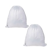 Craft Express Sublimation Printing Drawstring Backpacks - Glitter, Pkg of 2