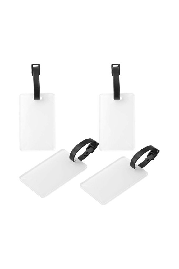Sublimation Printing Luggage Tag - Acrylic, Pkg of 4