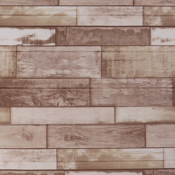 Craft Faux Wood Wall Panels - Peel and Stick Foam Wood - 3D Wall Panels for Fake Wood Wall - Self Adhesive 3D Wood Wallpaper (10 Pack, Rustic Charm)