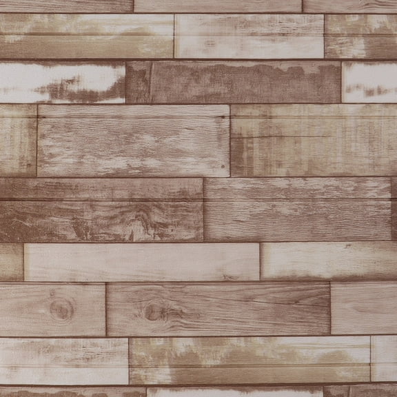 Craft Faux Wood Wall Panels - Peel and Stick Foam Wood - 3D Wall Panels for Fake Wood Wall - Self Adhesive 3D Wood Wallpaper (4 Pack, Rustic Charm)
