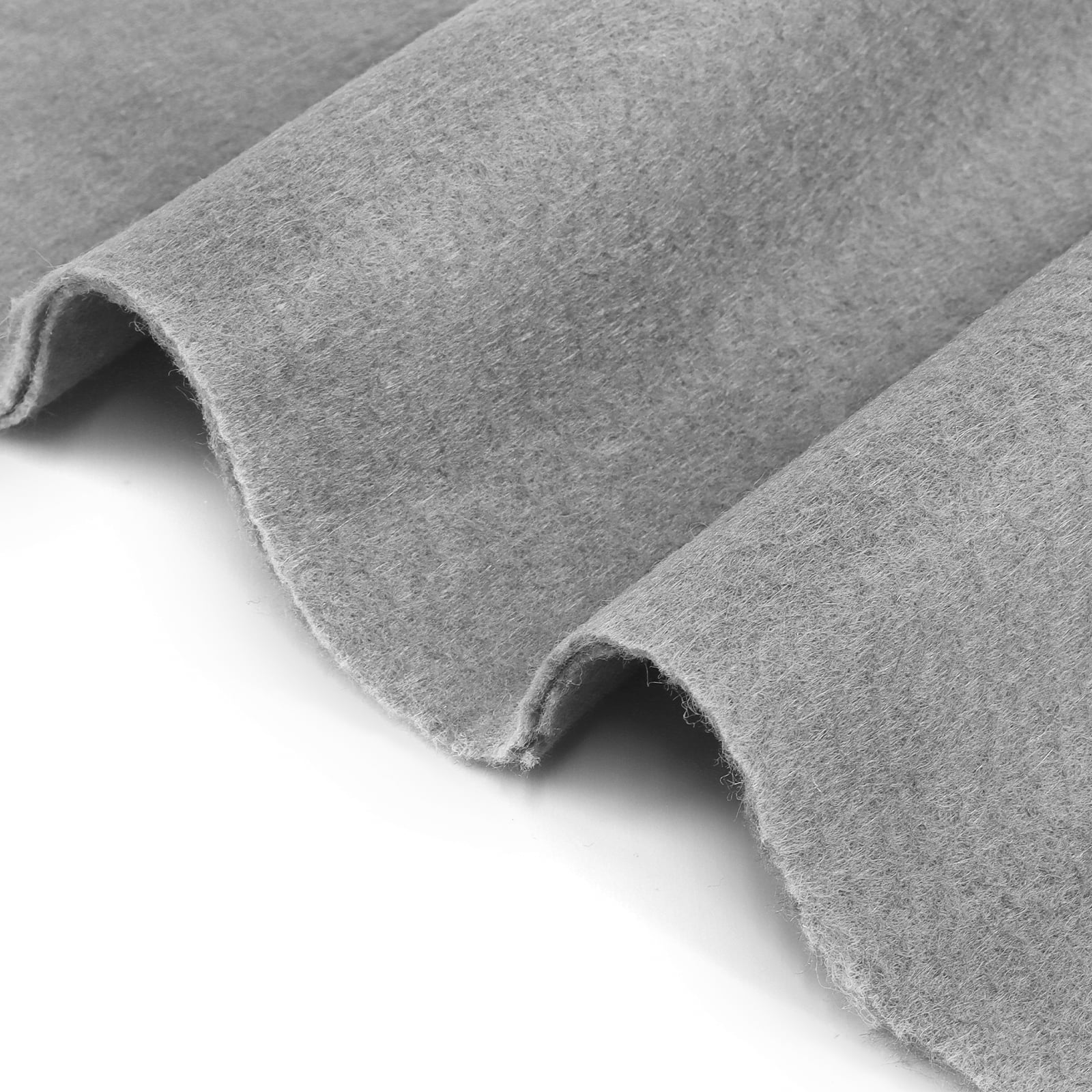 Craft Felt Fabric Sewing Felt Sheets Nonwoven for Patchwork DIY, Cards, Carpet Sold by the Yard Gray