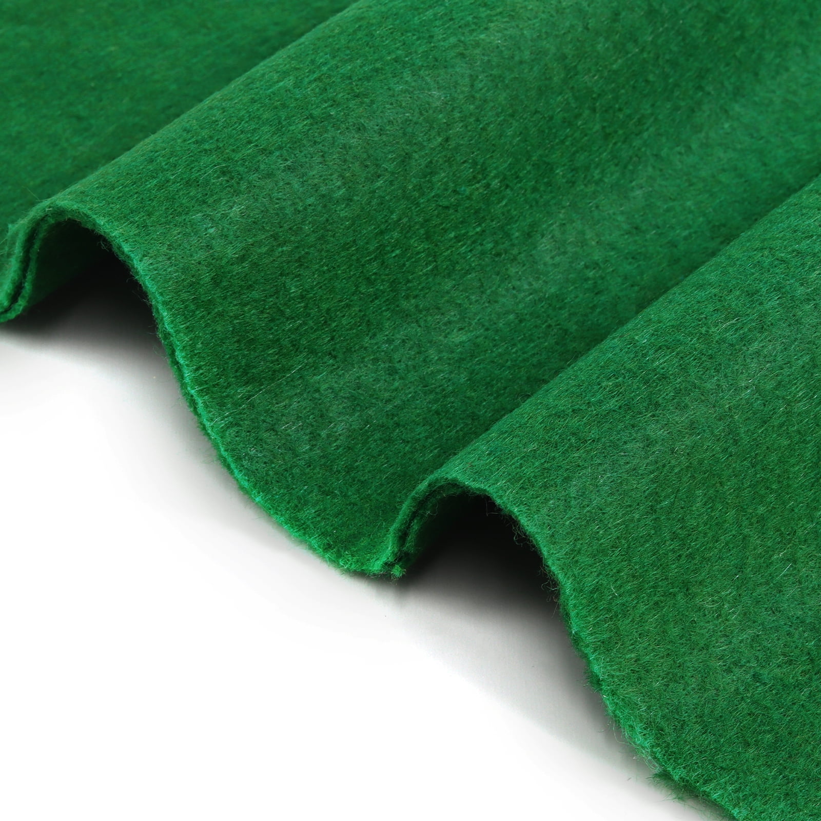 Craft Felt Fabric Sewing Felt Sheets Nonwoven for Patchwork DIY, Cards, Carpet Sold by the Yard Green