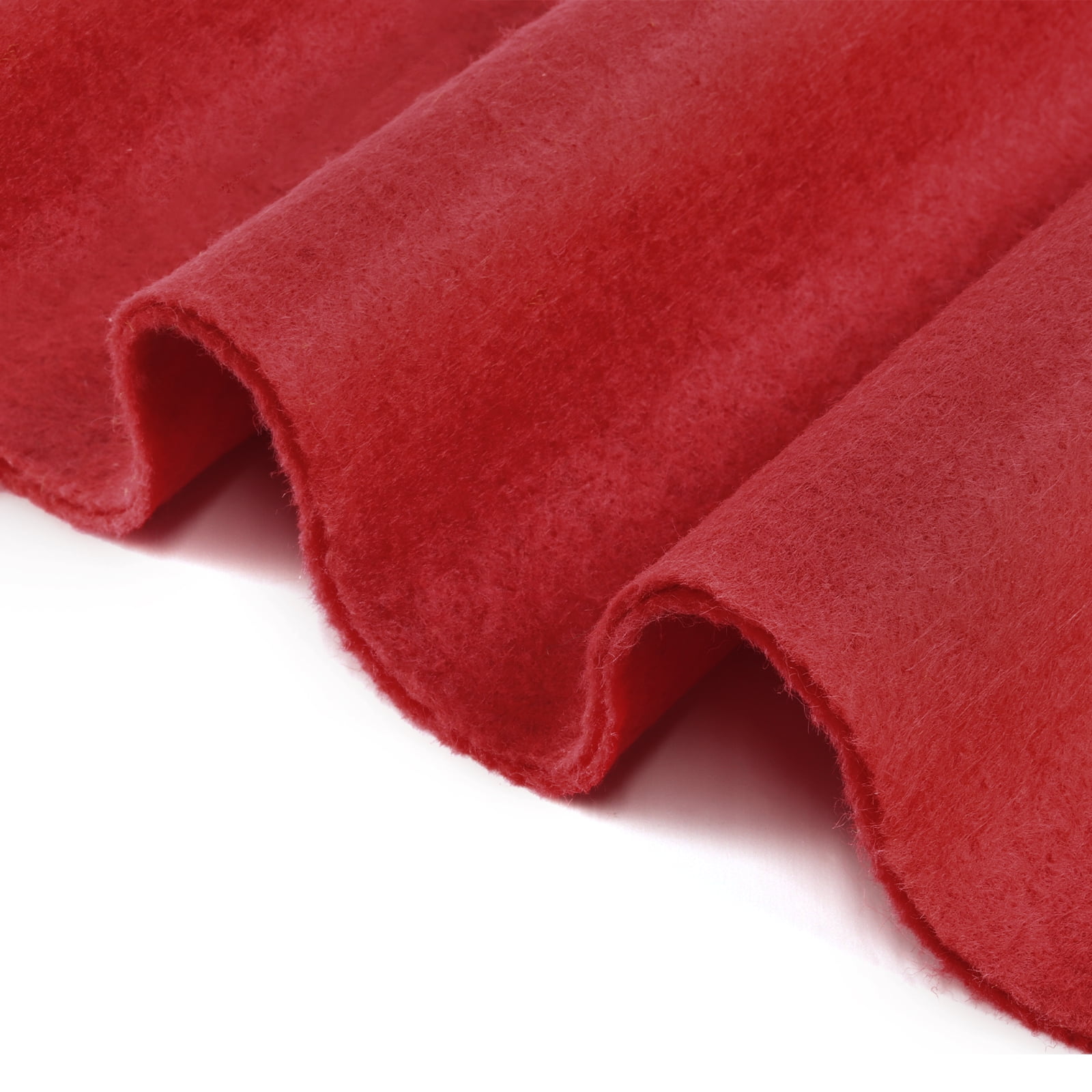 Craft Felt Fabric Sewing Felt Sheets Nonwoven for Patchwork DIY, Cards, Carpet Sold by the Yard Red