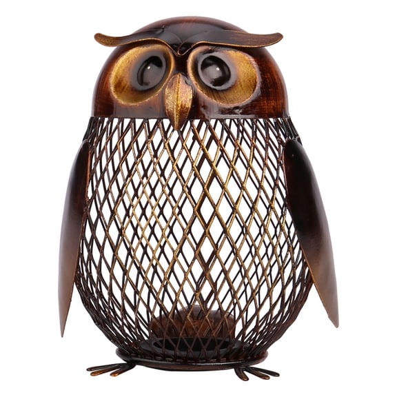 Craft Fill Room TOOARTS Owl Shaped Metal Box Home Furnishing Articles Crafting, Crafts, Arts and Crafts, Handicrafts, Arts & Crafts, Iron Sculpture