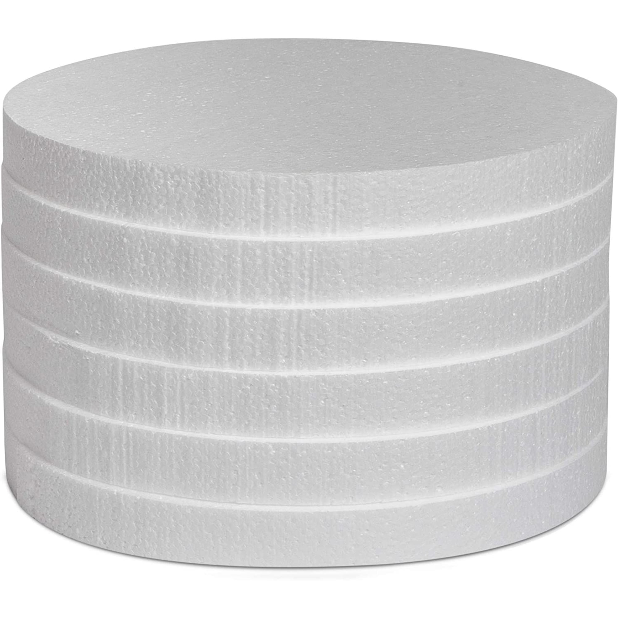 BRIGHT CREATIONS Craft Foam Circles Disks, Art and DIY Supplies (10 x 10 x 1 in, 6 Pack)